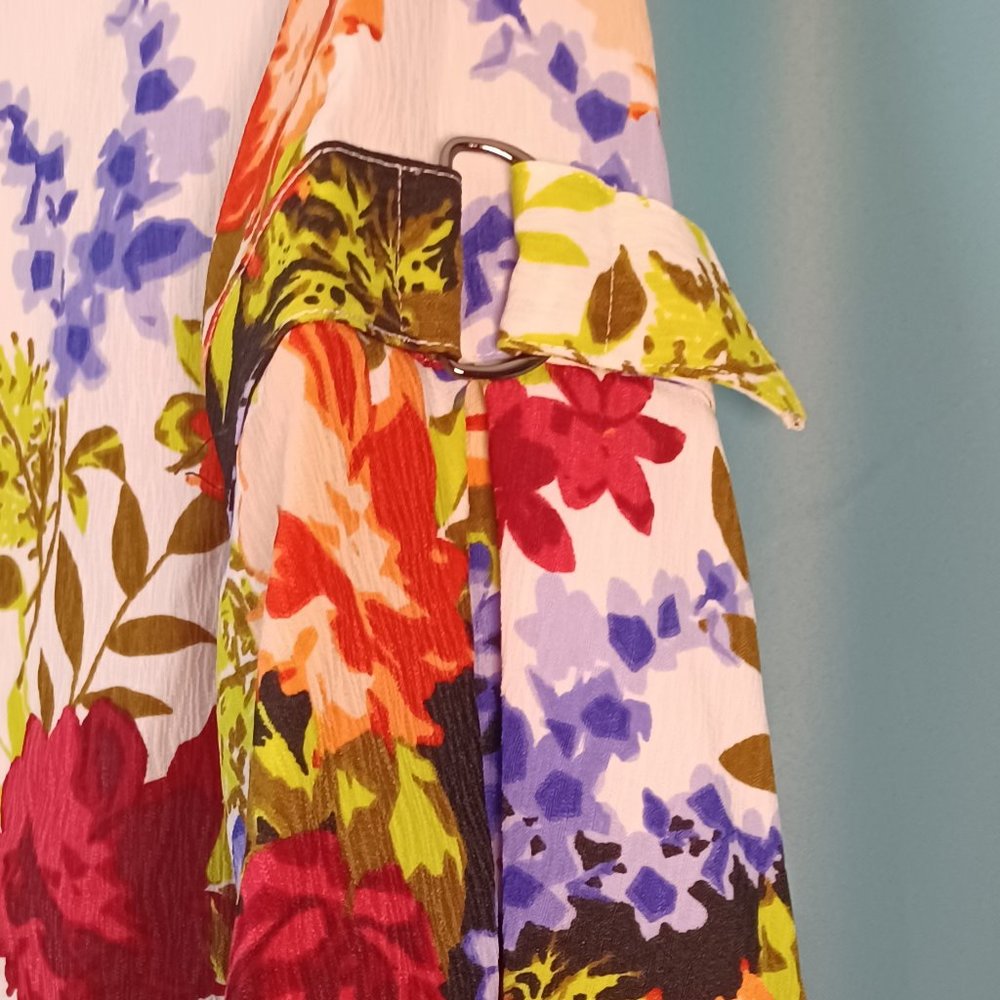 IC Collection by Connie K Floral Black/White jacket - Picture 11 of 13